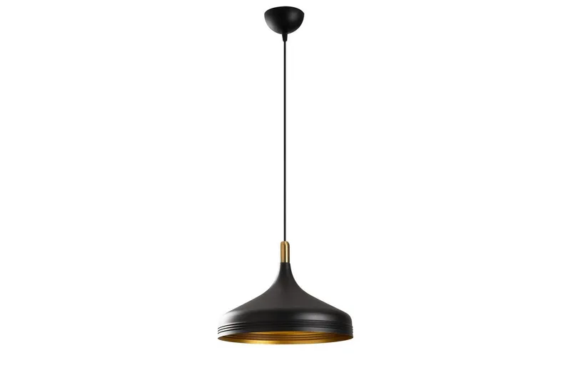 Taklampe Rathour Hexaia Svart / Gull / Antikk, Gull/Kobber/Svart