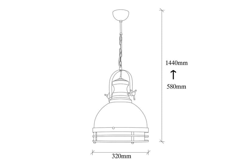 Taklampe Rathour Kelinmoor Rød / Svart - Red/Svart - Belysning - Innendørsbelysning & Lamper - Soveromslampe - Taklampe soverom