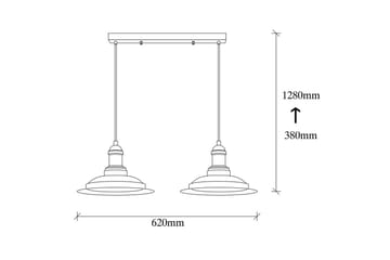 Taklampe Rathour Kobolt Svart / Gull - Gull/Svart - Belysning - Innendørsbelysning & Lamper - Soveromslampe - Taklampe soverom