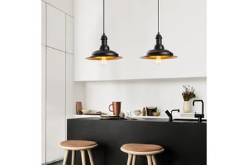 Taklampe Rathour Kobolt Svart / Gull - Gull/Svart - Belysning - Innendørsbelysning & Lamper - Soveromslampe - Taklampe soverom