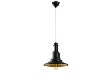 Taklampe Rathour Metrix Svart / Gull - Gull/Svart - Belysning - Innendørsbelysning & Lamper - Gulvlampe