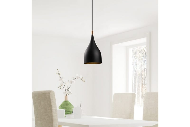Taklampe Rathour Quanta Svart / Gull - Gull/Svart - Belysning - Innendørsbelysning & Lamper - Soveromslampe - Taklampe soverom