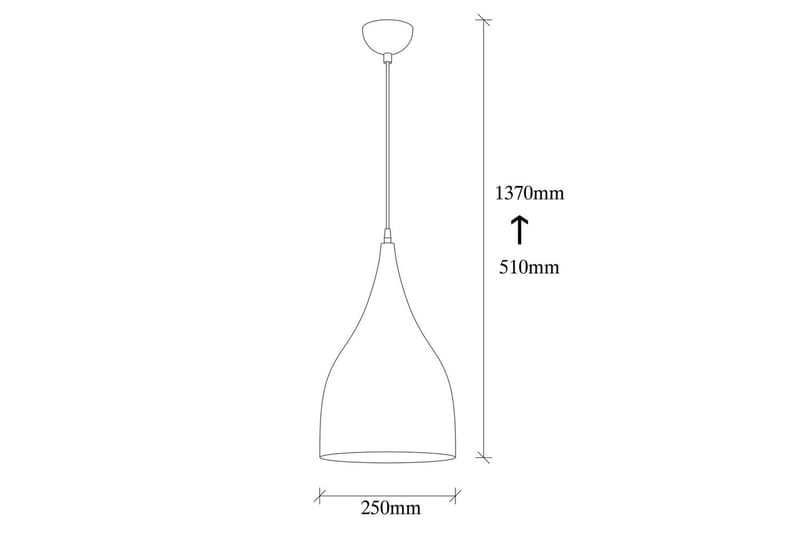 Taklampe Rathour Quanta Svart / Gull - Gull/Svart - Belysning - Innendørsbelysning & Lamper - Gulvlampe