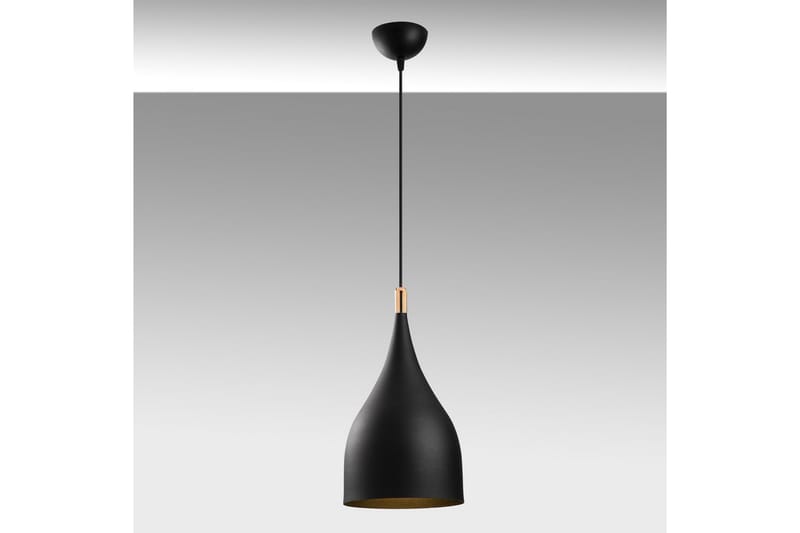 Taklampe Rathour Quanta Svart / Gull - Gull/Svart - Belysning - Innendørsbelysning & Lamper - Gulvlampe