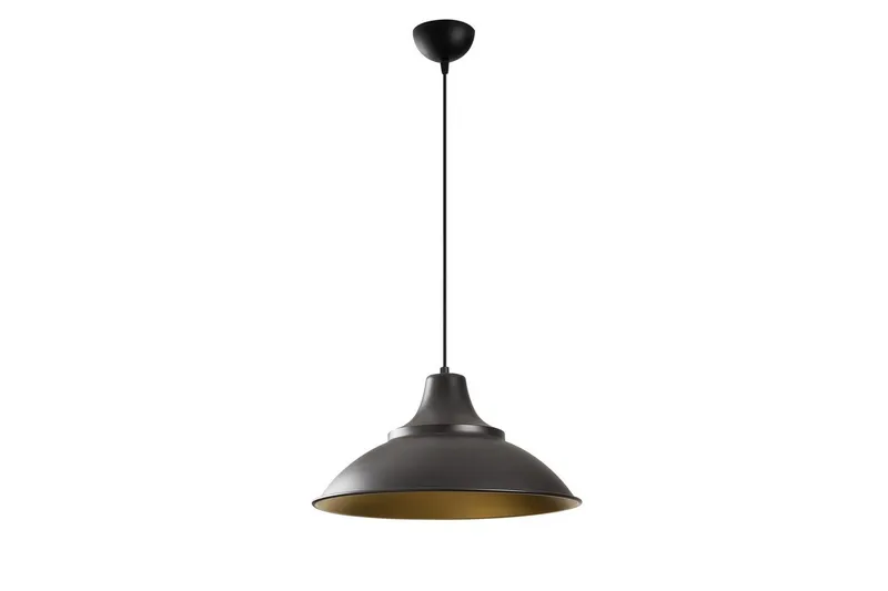 Taklampe Rathour Stratum Svart / Gull, Gull/Svart