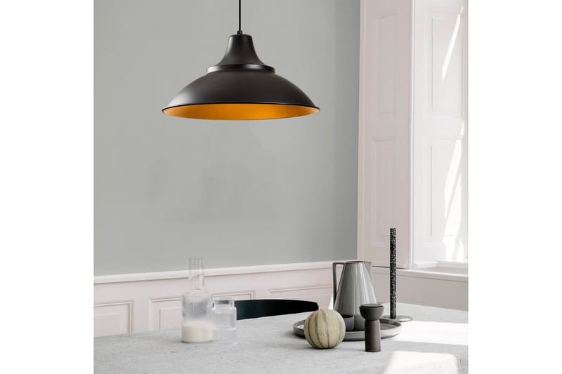 Taklampe Rathour Stratum Svart / Gull - Gull/Svart - Belysning - Innendørsbelysning & Lamper - Gulvlampe