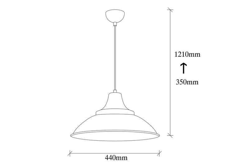 Taklampe Rathour Stratum Svart / Gull - Gull/Svart - Belysning - Innendørsbelysning & Lamper - Gulvlampe