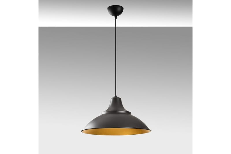 Taklampe Rathour Stratum Svart / Gull - Gull/Svart - Belysning - Innendørsbelysning & Lamper - Gulvlampe