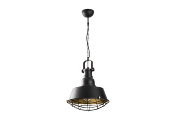 Taklampe Rathour Titanium Svart / Gull - Gull/Svart - Belysning - Innendørsbelysning & Lamper - Gulvlampe