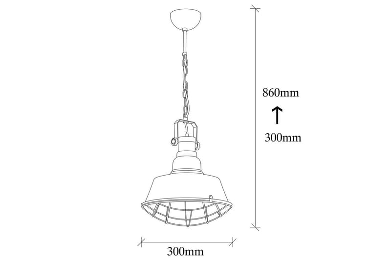 Taklampe Rathour Titanium Svart / Gull - Gull/Svart - Belysning - Innendørsbelysning & Lamper - Gulvlampe