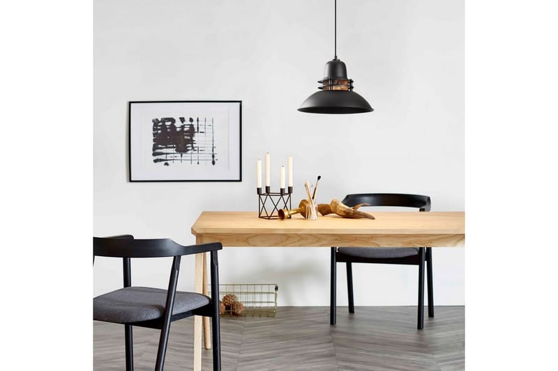 Taklampe Rathour Pulse Svart / Gull - Gull/Svart - Belysning - Innendørsbelysning & Lamper - Gulvlampe
