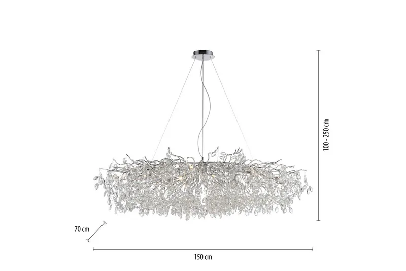 Riccle Paul Neuhaus Crown - Belysning - Innendørsbelysning & Lamper - Taklampe - Krystallkrone & takkrone