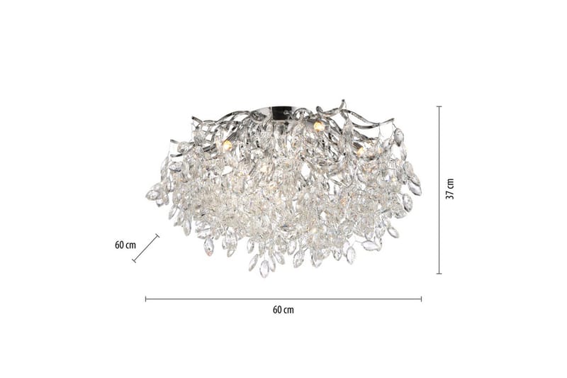 Ricicle Paul Neuhaus Taklampe - Belysning - Innendørsbelysning & Lamper - Taklampe - Krystallkrone & takkrone