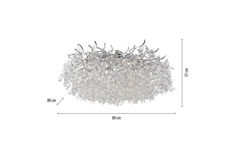 Ricicle Paul Neuhaus Taklampe - Belysning - Innendørsbelysning & Lamper - Taklampe - Krystallkrone & takkrone