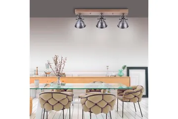 SAMIA Tak/vegglampe - Grå / Natur - Belysning - Innendørsbelysning & Lamper - Taklampe - Kjøkkenlampe & taklampe kjøkken