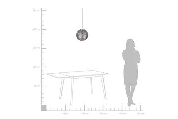 Seine Taklampe 30 cm - Sølv - Belysning - Innendørsbelysning & Lamper - Taklampe - Kjøkkenlampe & taklampe kjøkken