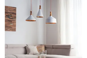 Sepik Taklampe 34 cm - Hvit - Belysning - Innendørsbelysning & Lamper - Taklampe - Kjøkkenlampe & taklampe kjøkken