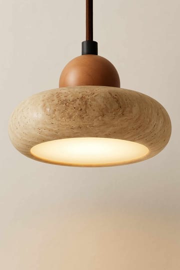 Serros pendellampe - Beige og Eik - Belysning - Innendørsbelysning & Lamper - Taklampe - Krystallkrone & takkrone