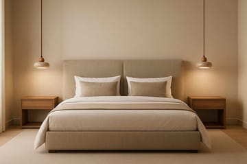 Serros pendellampe - Beige og Eik - Belysning - Innendørsbelysning & Lamper - Taklampe - Krystallkrone & takkrone