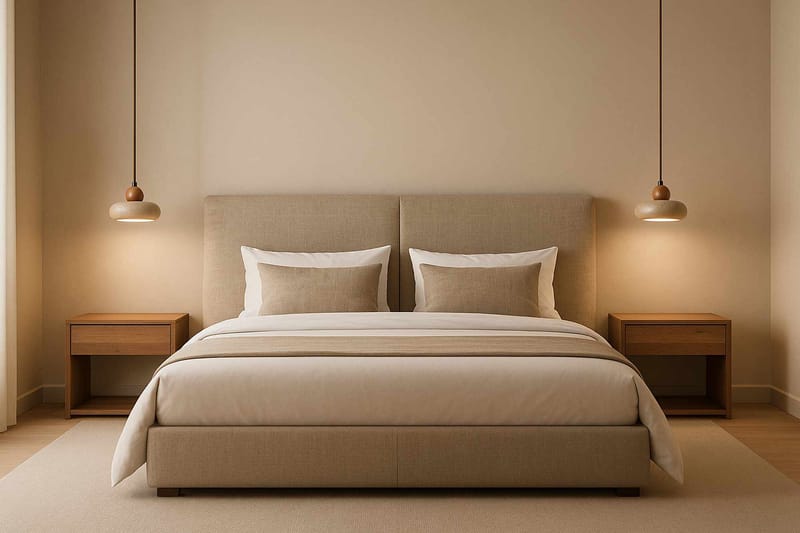 Serros pendellampe - Beige og Eik - Belysning - Innendørsbelysning & Lamper - Taklampe - Krystallkrone & takkrone