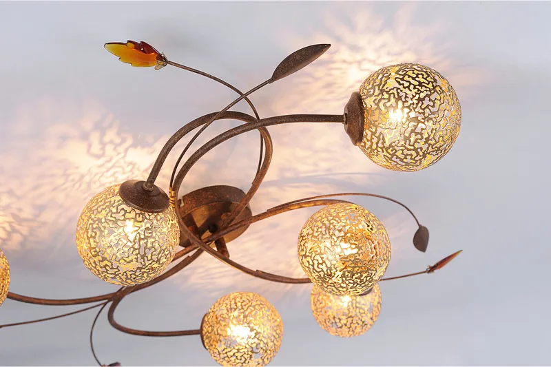 Sheree Plafond Blad - Oransje - Belysning - Innendørsbelysning & Lamper - Taklampe - Takplafond