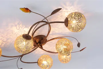 Sheree Plafond Blad - Oransje - Belysning - Innendørsbelysning & Lamper - Taklampe - Takplafond