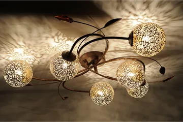 Sheree Plafond Blad - Oransje - Belysning - Innendørsbelysning & Lamper - Taklampe - Takplafond