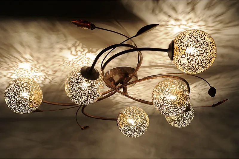Sheree Plafond Blad - Oransje - Belysning - Innendørsbelysning & Lamper - Taklampe - Takplafond