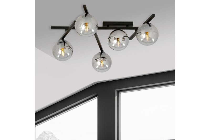 Smart 5 plafond Svart - Scandinavian Choice - Lamper gang - Plafond - Takplafond - Taklampe