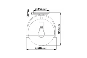 Somerset Hinkley Taklampe - Belysning - Innendørsbelysning & Lamper - Taklampe - Takplafond
