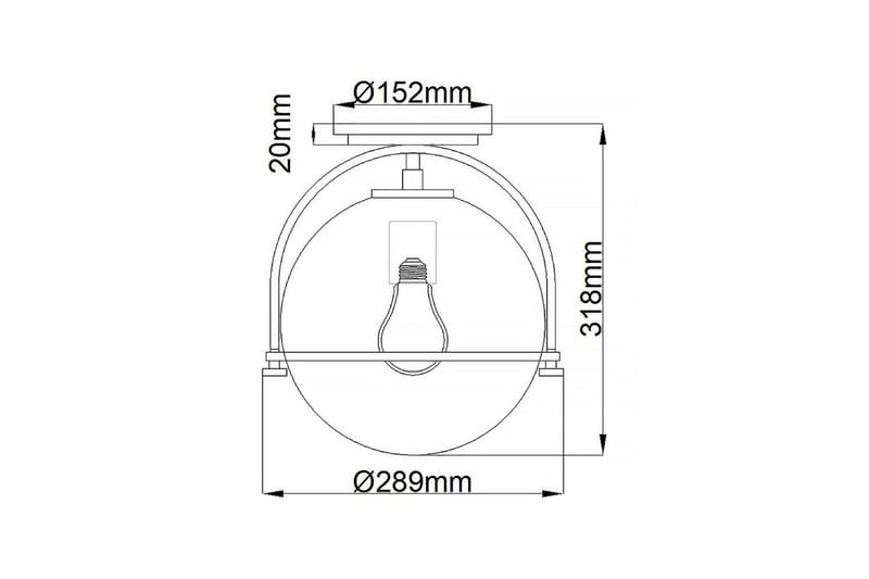 Somerset Hinkley Taklampe - Belysning - Innendørsbelysning & Lamper - Taklampe - Takplafond
