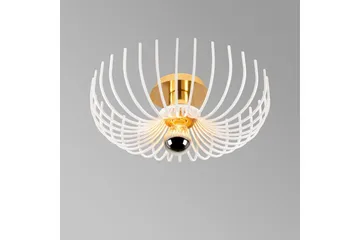 Taklampe Subbersta Hvit - Diameter: 36 cm - Belysning - Innendørsbelysning & Lamper - Gulvlampe