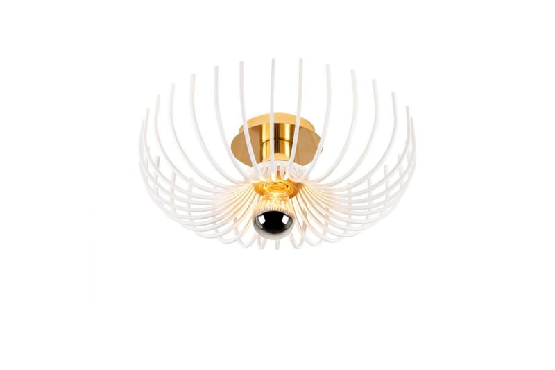 Taklampe Subbersta Hvit - Diameter: 36 cm - Belysning - Innendørsbelysning & Lamper - Gulvlampe