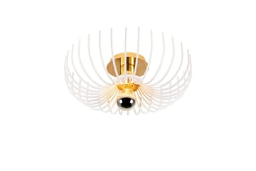 Taklampe Subbersta Hvit - Diameter: 36 cm - Belysning - Innendørsbelysning & Lamper - Gulvlampe