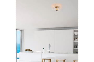 Taklampe Subbersta Hvit - Diameter: 36 cm - Belysning - Innendørsbelysning & Lamper - Gulvlampe