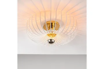 Taklampe Subbersta Hvit - Diameter: 36 cm - Belysning - Innendørsbelysning & Lamper - Gulvlampe
