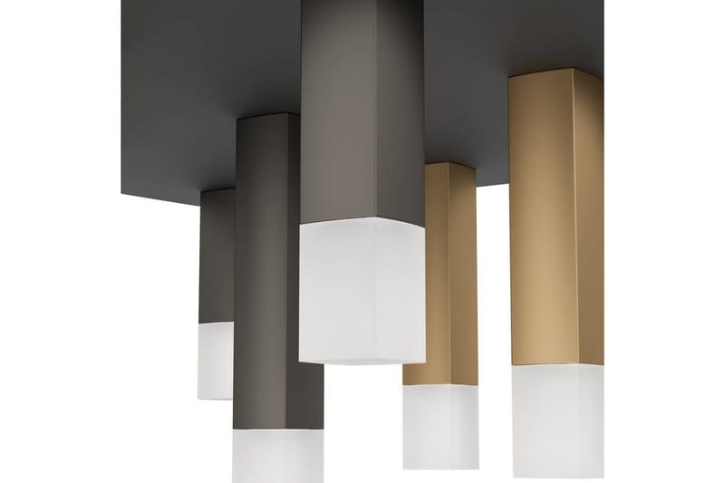 Takbelysning Eglo Estanterios Grå/Brun med 9 Lamper - Belysning - Innendørsbelysning & Lamper - Taklampe - Takplafond