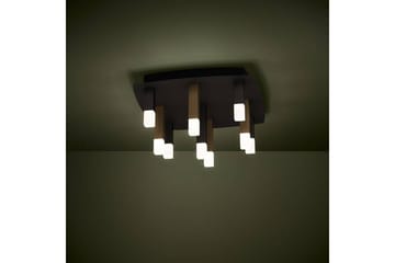 Takbelysning Eglo Estanterios Grå/Brun med 9 Lamper - Belysning - Innendørsbelysning & Lamper - Taklampe - Takplafond