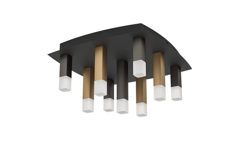 Takbelysning Eglo Estanterios Grå/Brun med 9 Lamper