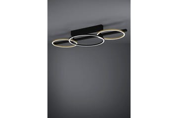 Takbelysning Eglo Lanacera Svart/Gull - Belysning - Innendørsbelysning & Lamper - Taklampe - Takplafond