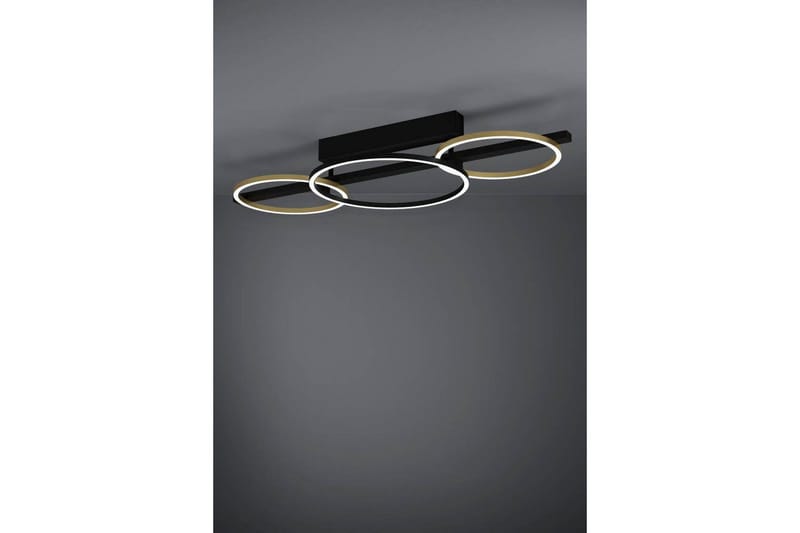 Takbelysning Eglo Lanacera Svart/Gull - Belysning - Innendørsbelysning & Lamper - Taklampe - Takplafond
