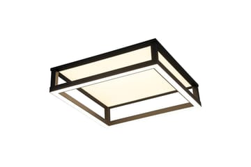 Takbelysning Eglo Macellara Svart/Hvit 45x45 cm - Belysning - Innendørsbelysning & Lamper - Taklampe - Takplafond