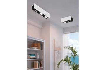 Takbelysning Eglo Vidago Hvit/Svart 2 Lamper - 2 Lamper - Belysning - Innendørsbelysning & Lamper - Taklampe - Takplafond