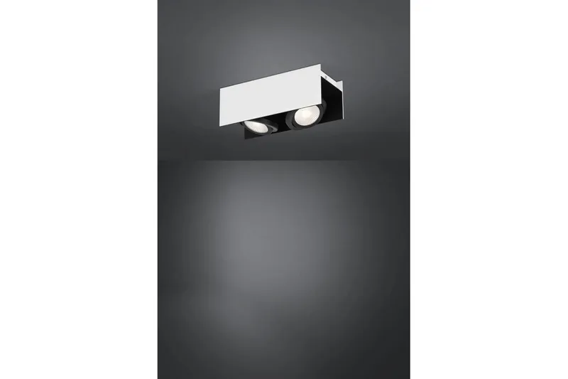 Takbelysning Eglo Vidago Hvit/Svart 2 Lamper - 2 Lamper - Belysning - Innendørsbelysning & Lamper - Taklampe - Takplafond