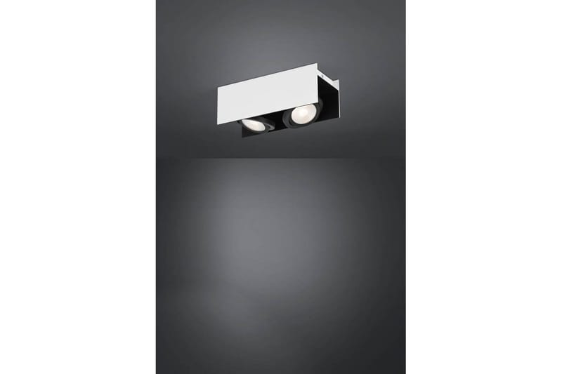 Takbelysning Eglo Vidago Hvit/Svart 2 Lamper - 2 Lamper - Belysning - Innendørsbelysning & Lamper - Taklampe - Takplafond