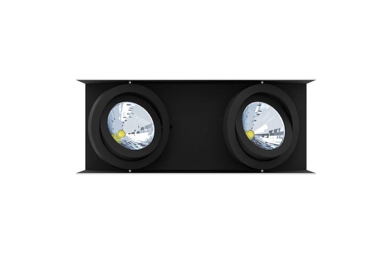 Takbelysning Eglo Vidago Hvit/Svart 2 Lamper - 2 Lamper - Belysning - Innendørsbelysning & Lamper - Taklampe - Takplafond