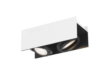 Takbelysning Eglo Vidago Hvit/Svart 2 Lamper - 2 Lamper - Belysning - Innendørsbelysning & Lamper - Taklampe - Takplafond