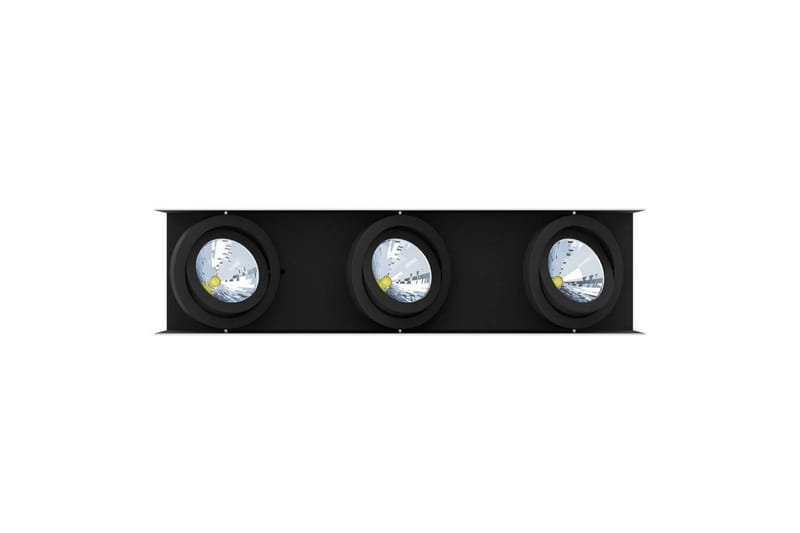 Takbelysning Eglo Vidago Hvit/Svart 3 lamper - 3 lamper - Belysning - Innendørsbelysning & Lamper - Taklampe - Takplafond