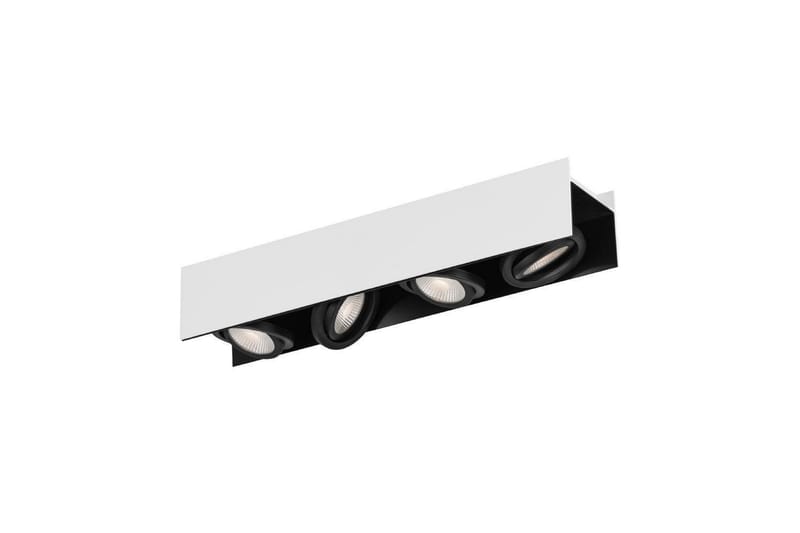 Takbelysning Eglo Vidago Hvit/Svart 4 Lamper - 4 Lamper - Belysning - Innendørsbelysning & Lamper - Taklampe - Takplafond