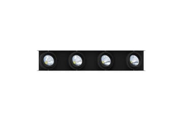 Takbelysning Eglo Vidago Hvit/Svart 4 Lamper - 4 Lamper - Belysning - Innendørsbelysning & Lamper - Taklampe - Takplafond